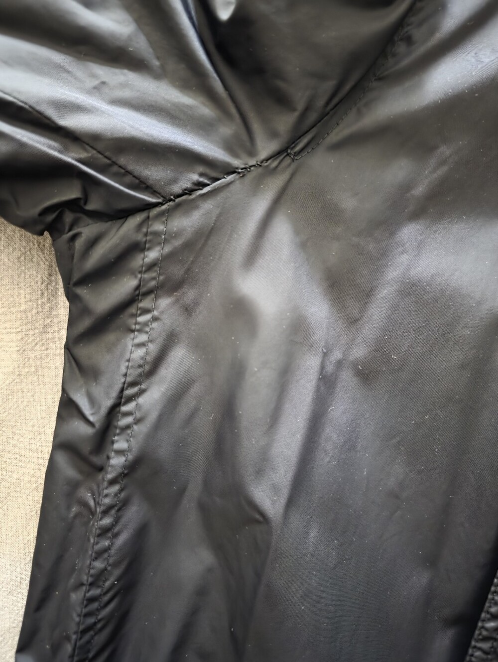 Burberry Black Double-Breasted Trench / Raincoat Size 10 US - Picture 8 of 15